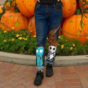 Hand-Painted Nightmare Before Christmas Pants